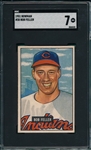 1951 Bowman #30 Bob Feller SGC 7
