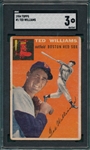 1954 Topps #1 Ted Williams SGC 3