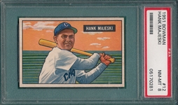1951 Bowman #12 Hank Majeski PSA 8 