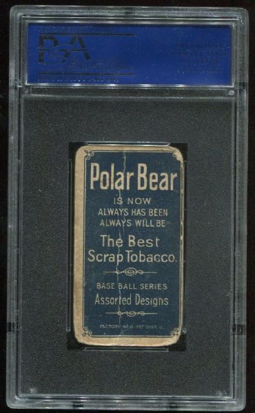 1909-11 T206 Polar Bear Bill O'Hara St. Louis PSA 1