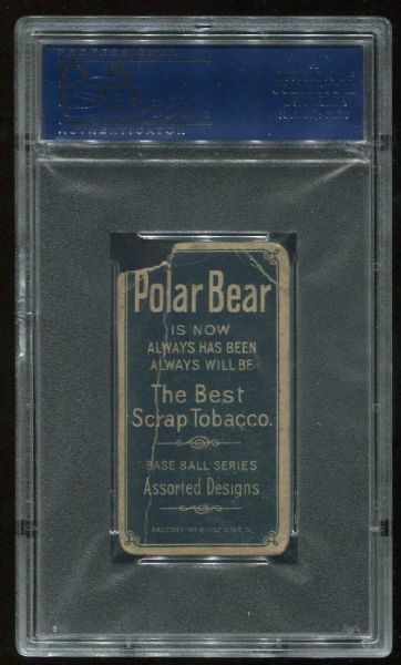 1909-11 T206 Polar Bear Ray Demmitt St. Louis PSA Authentic