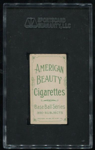 1909-11 T206 American Beauty Joe Kelley SGC 50