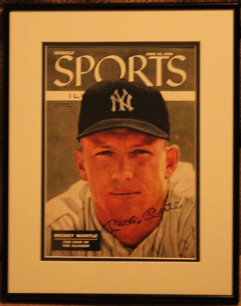 1956 Sports Illustrated Magazine Signed By Mickey Mantle JSA Authentic