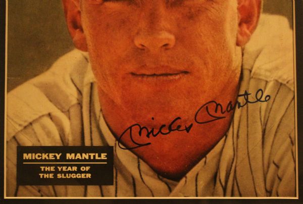 1956 Sports Illustrated Magazine Signed By Mickey Mantle JSA Authentic