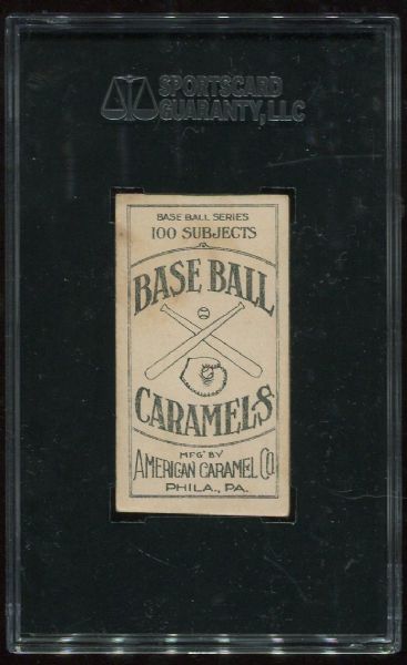 1909-11 E90-1 American Caramel Bob Unglaub SGC 60