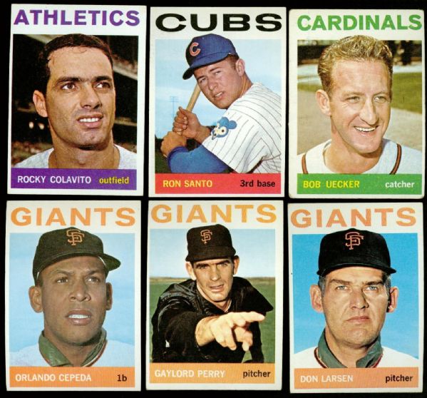 1964 Topps Partial Set (488 of 587) With Stars