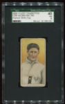 1909-11 T206 Uzit Cigarettes Hooks Wiltse Portrait With Cap SGC 40