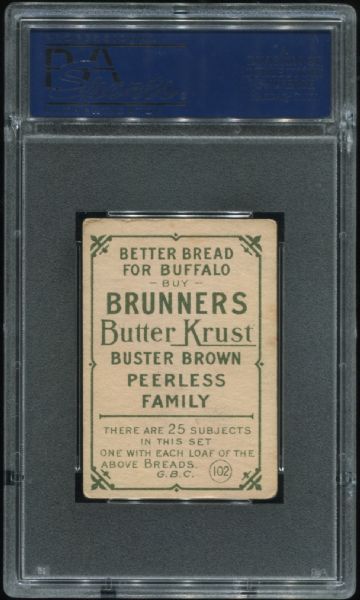 1911 D304 Brunners Bread Honus Wagner PSA 3