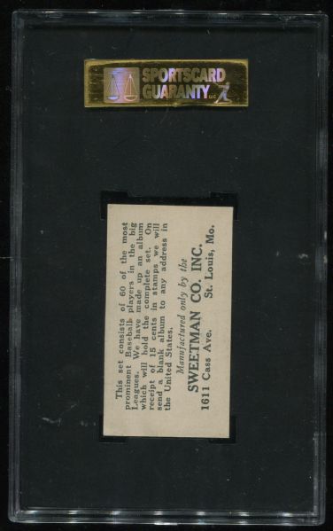 1928 Sweetman #6 Babe Ruth SGC Authentic
