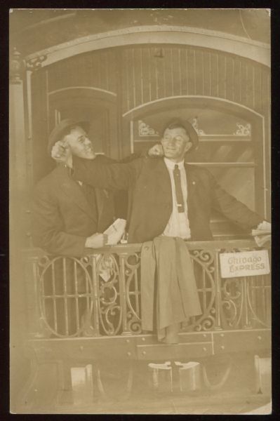 1910 Postcard Honus Wagner Chicago Express