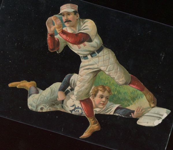 1890s Baseball Diecuts Lot of 3
