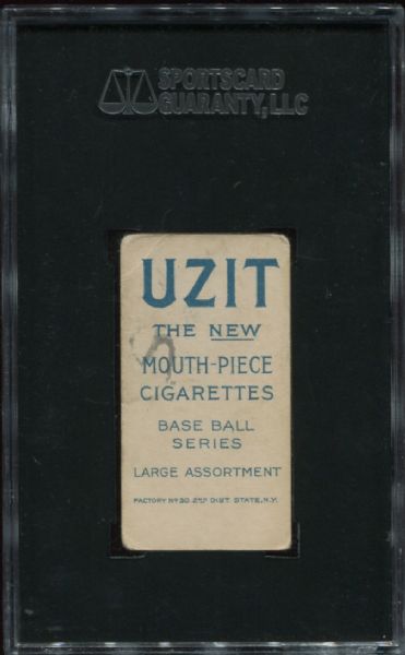 1909-11 T206 Uzit Cigarettes Arlie Latham SGC 30