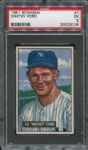 1951 Bowman #1 Whitey Ford Rookie PSA 5 - Appears NM-MT!