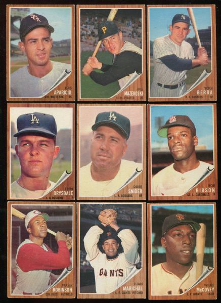 1962 Topps Complete Set (598 Cards)