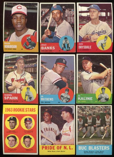 1963 Topps Complete Set with SGC Graded Stars