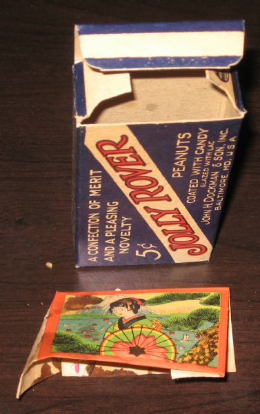 1910's Dockmans Jolly Rover Peanuts box with Contents