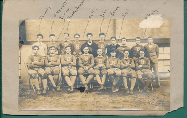 Old Football Team Photo
