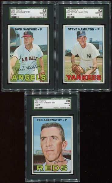 1967 Topps Complete Set with PSA 7 Seaver Rookie