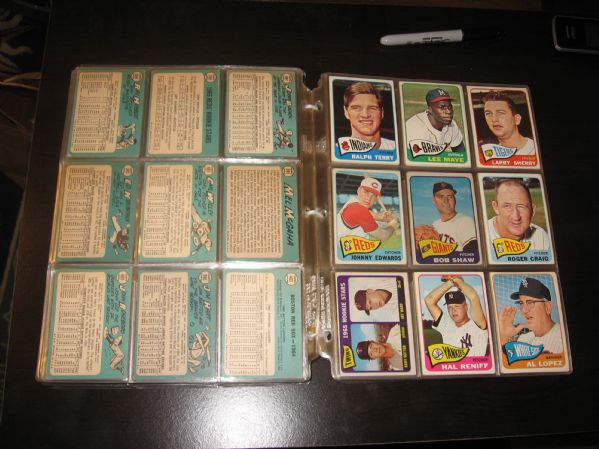 1965 Topps Partial Set 469 Cards with Stars, Rookies and Hi#s