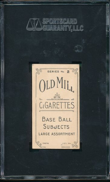 1910 T210 Old Mill Cigarettes Loos Series 2 SGC A