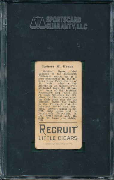 1912 T207 Bryne Recruit Cigarettes SGC 40