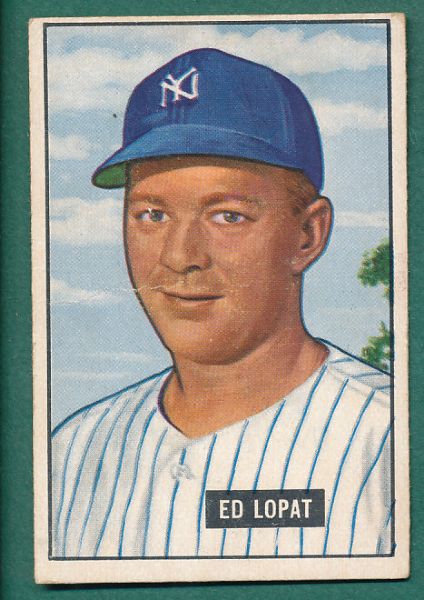 1950s Ed Lopat 3 card Lot
