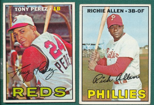 1960s Topps 8 Card Lot w/Hall of Famers 