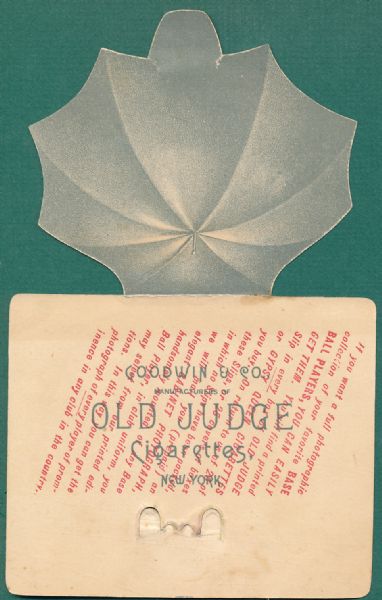 1888 Old Judge Ad Card