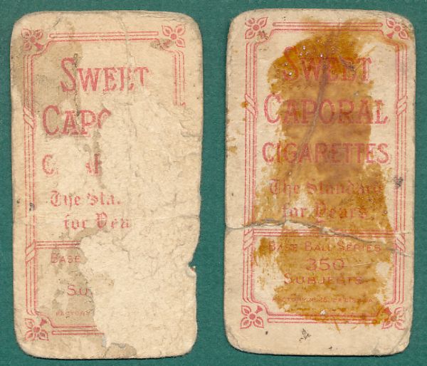 1909-1911 T206 2 Card Lot