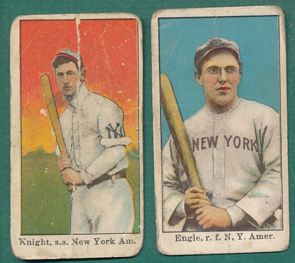 1908 E90-1 & E91 Baseball Caramels 3 Card Lot 
