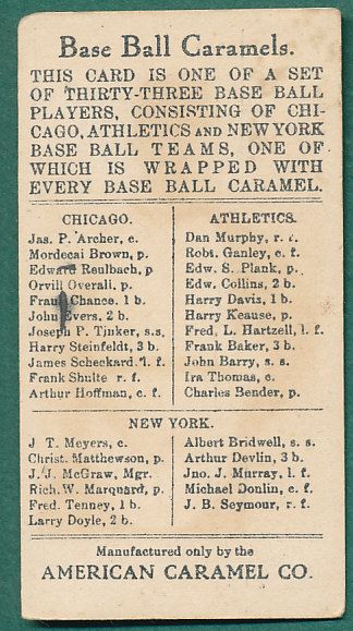 1908 E90-1 & E91 Baseball Caramels 3 Card Lot 