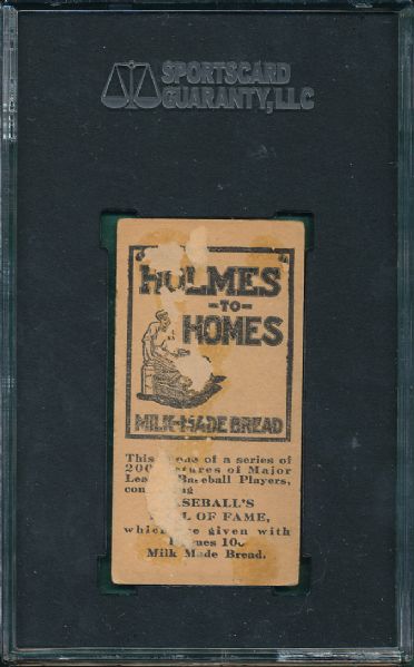 1916 Holmes to Homes #47 Al Demaree SGC 10 *Tough Issue* *Only One Graded*
