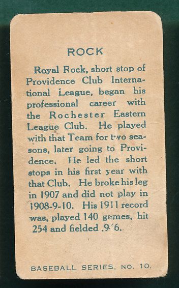 1912 C46 #10 Royal Rock Providence