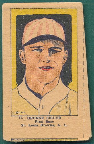 1923 W515-1 George Sisler