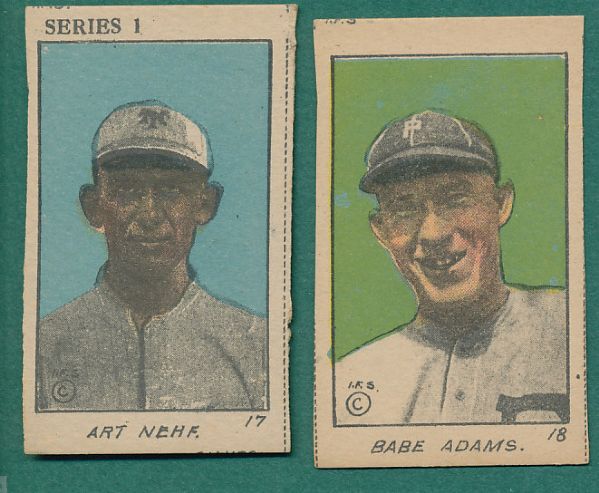 1920 W516-1 5 Card Lot *Interesting Backs*