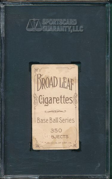 1909-1911 T206 Dode Paskert Broad Leaf Cigarettes SGC 10 *One of 3 Graded*