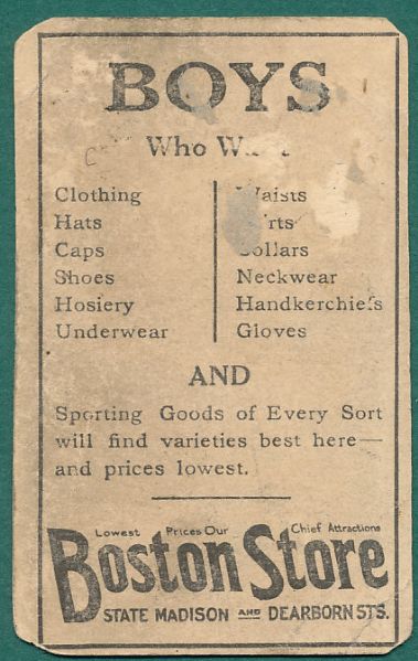 1916 H801-8 Boston Store #35 Gavvy Cravath