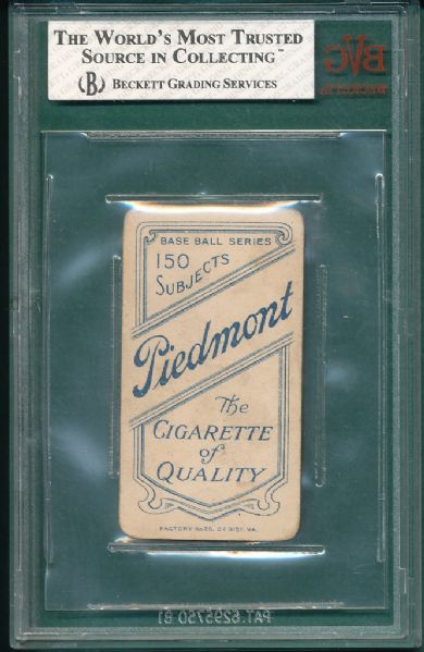 1909-1911 T206 Napoleon Lajoie Portrait Piedmont Cigarettes BVG 1.5