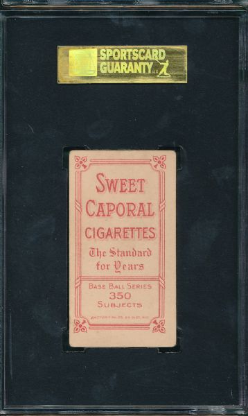 1909-1911 T206 Rube Dessau Sweet Caporal Cigarettes SGC 30