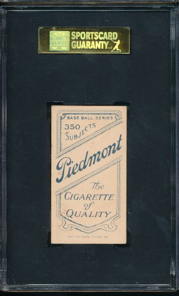 1909-1911 T206 Cecil Ferguson Piedmont Cigarettes SGC 70