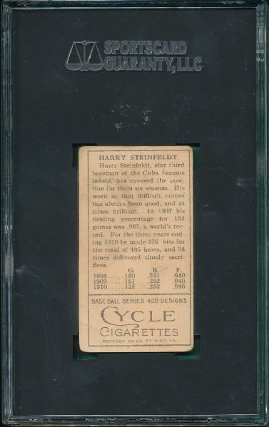 1911 T205 Steinfeldt Cycle SGC 30