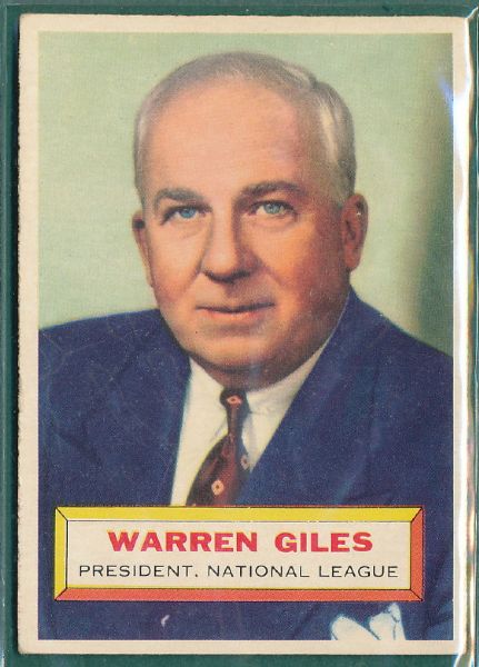 1956 Topps Giles & Team Card 3 Card Lot 