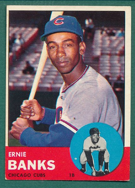 1963 Topps #380 Ernie Banks