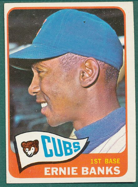 1965 Topps Chicago Cubs Hall of Famer Lot