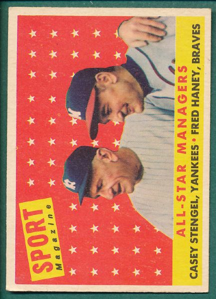 1957-58 League Presidents & Managers Card 3 Card Lot