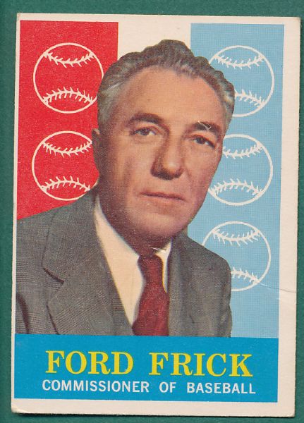 1959 Topps #1 Frick & #200 Giles League Presidents