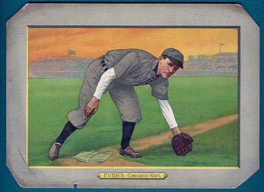 1911 T3 #16 Johnny Evers Turkey Red