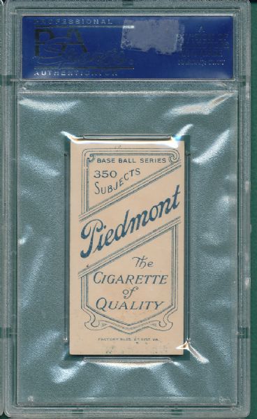 1909-1911 T206 Clyde Engle Piedmont Cigarettes PSA 6