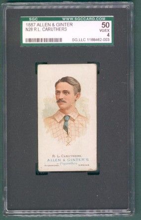 1887 N28 Allen & Ginter R. L. Caruthers SGC 50