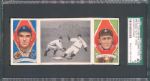 1912 T202 #68 Good Play At Third Ty Cobb/Moriarity Hassan Cigarettes Triple Folder SGC 40